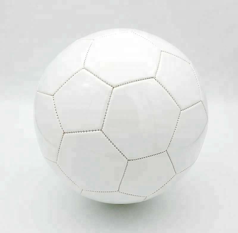 El tamaño3# plena pelota de fútbol de PVC blanco con bordados de la máquina de diversión para niños y adultos