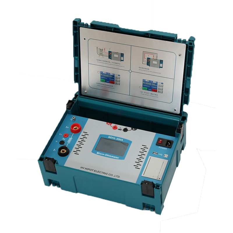 GDHL-200A Smart DC Loop Resistance Tester for circuit breaker