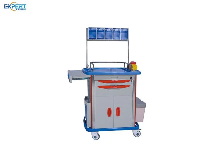 Factory Directly Hospital Clinic First Line Emergency Drugs Resuscitation Trolley Anesthesia Crash Cart