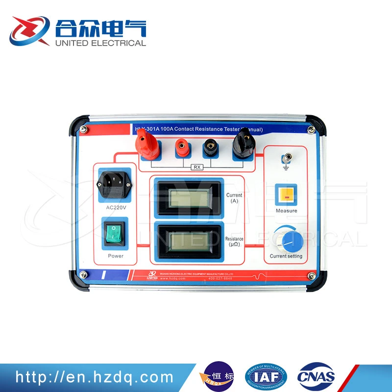 100A/200A Digital Contact Loop Resistance Tester with Fast Test Micro-Ohm Meter