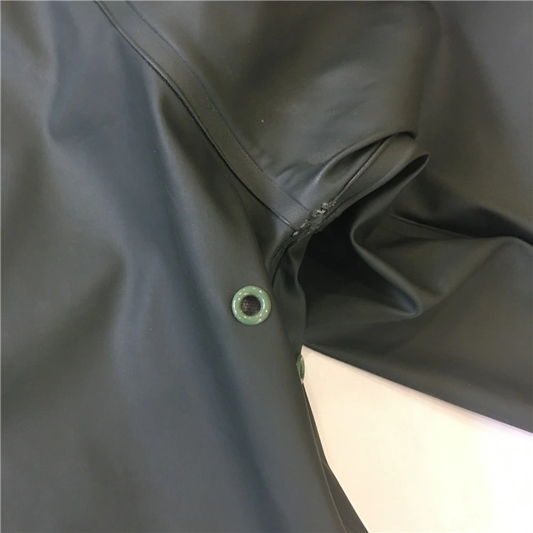 Impreso de poliéster/PVC chaqueta con capucha impermeable con capucha impermeable Rainwear Rainsuit para exterior piscina reflectante de alta visibilidad Traje de Baño pantalones pantalones