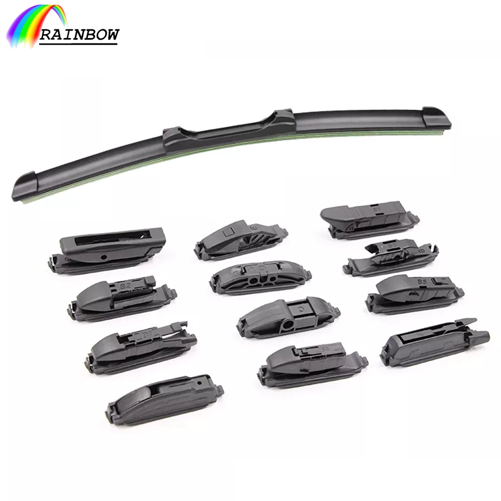 Flach/weich/ohne Knochen Rahmen Universal Multi-Typ-Wiper Blade für alle Auto-Fenster / Windschutzscheibe / Windschutz Fahrzeugzubehör Für Heckscheibenwischer