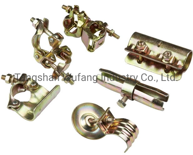 Pressed Scaffold Pipe Coupler JIS Korea 48.6mm Steel Double and Swivel Scaffolding Clamp