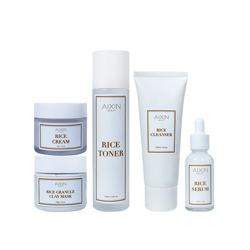 Beauty Cosmetics Skin Care Moisturizing Balancing Skin Rice Skin Care Set