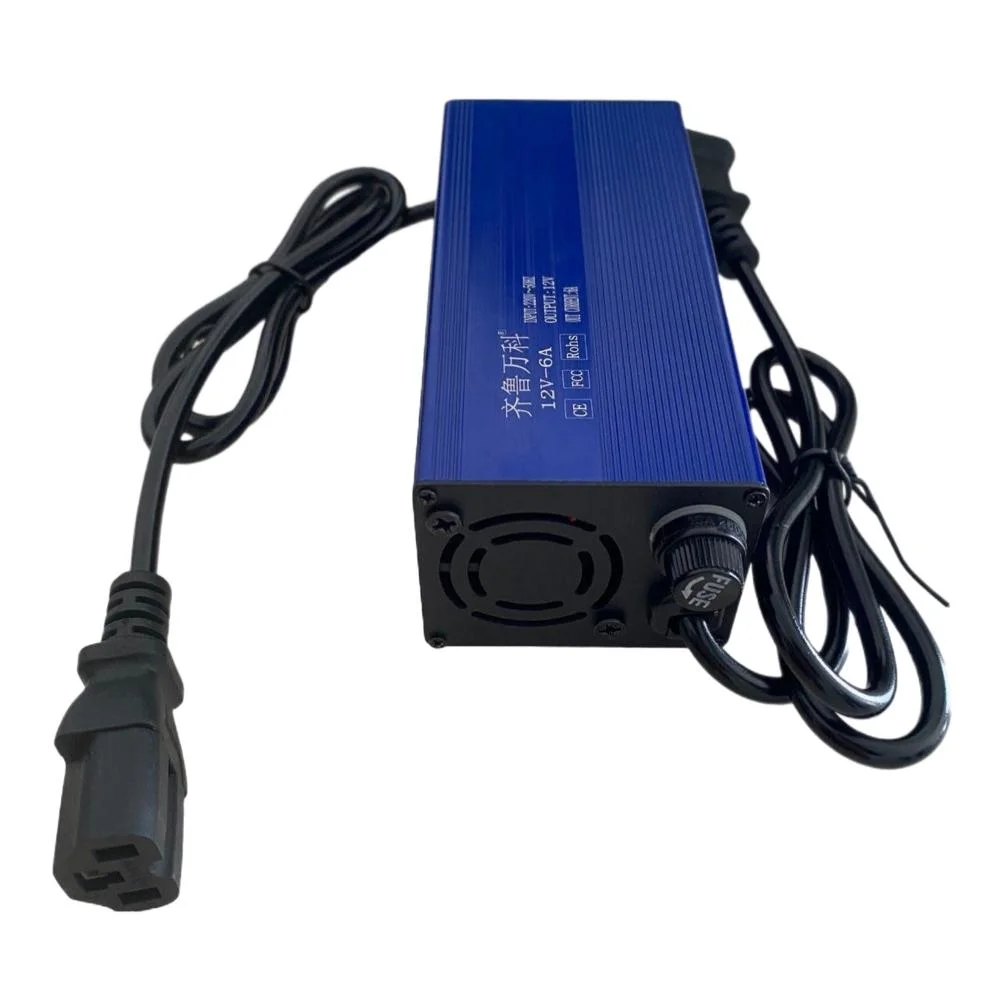 Factory Price 60V 12A Lithium Ion LiFePO4 Battery Charger for E-Forklift Golf Cart Energy Storage