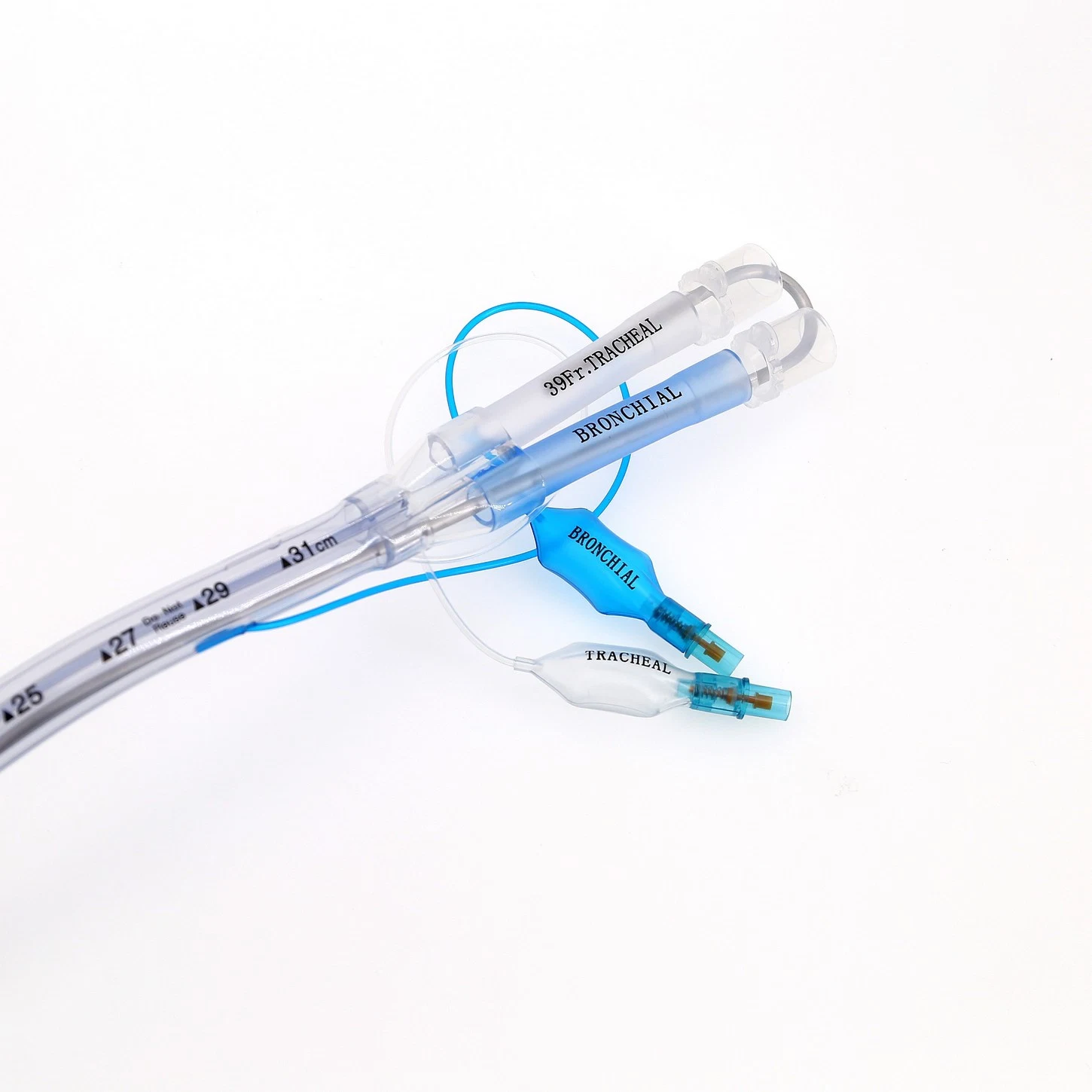 Medmount Medical Surgical Disposable Smooth PVC/Silicone Left/Right Sided Double Lumen Endobronchial Tube