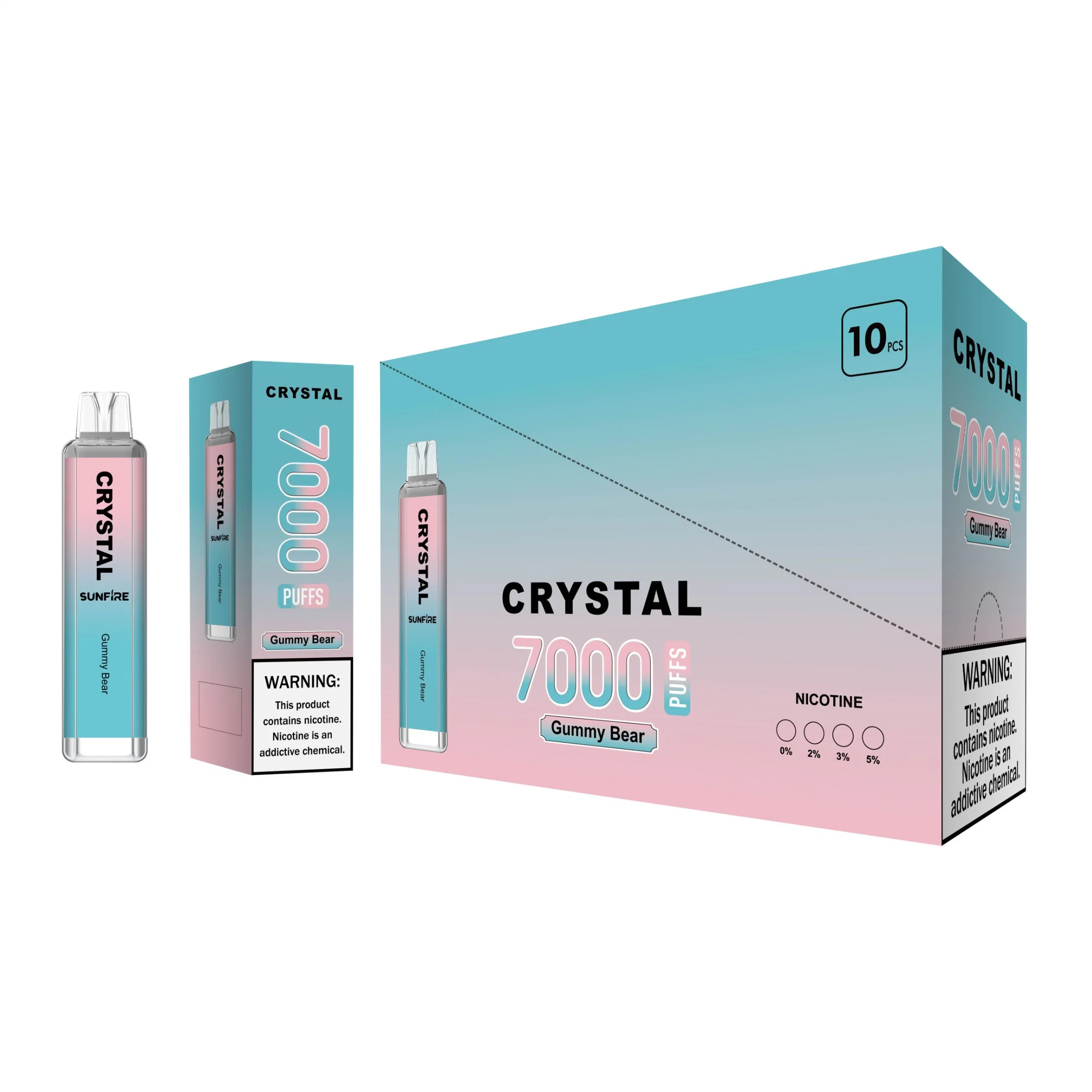 Drop Shipping Sunfire Crystal 4000 6000 7000 9000 Puffs Disposable/Chargeable Finish Crystal Hayati Prime PRO Max Disposible Vape Randm Tornado 6K 7K 8K 9K 10K 12K 15K
