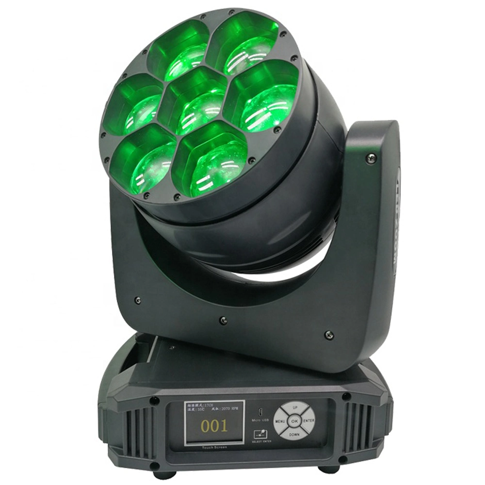 7X40W 4in1 RGBW LED Wash Moving Head Sharpy Stage Light Price Sharp Beam with Zoom