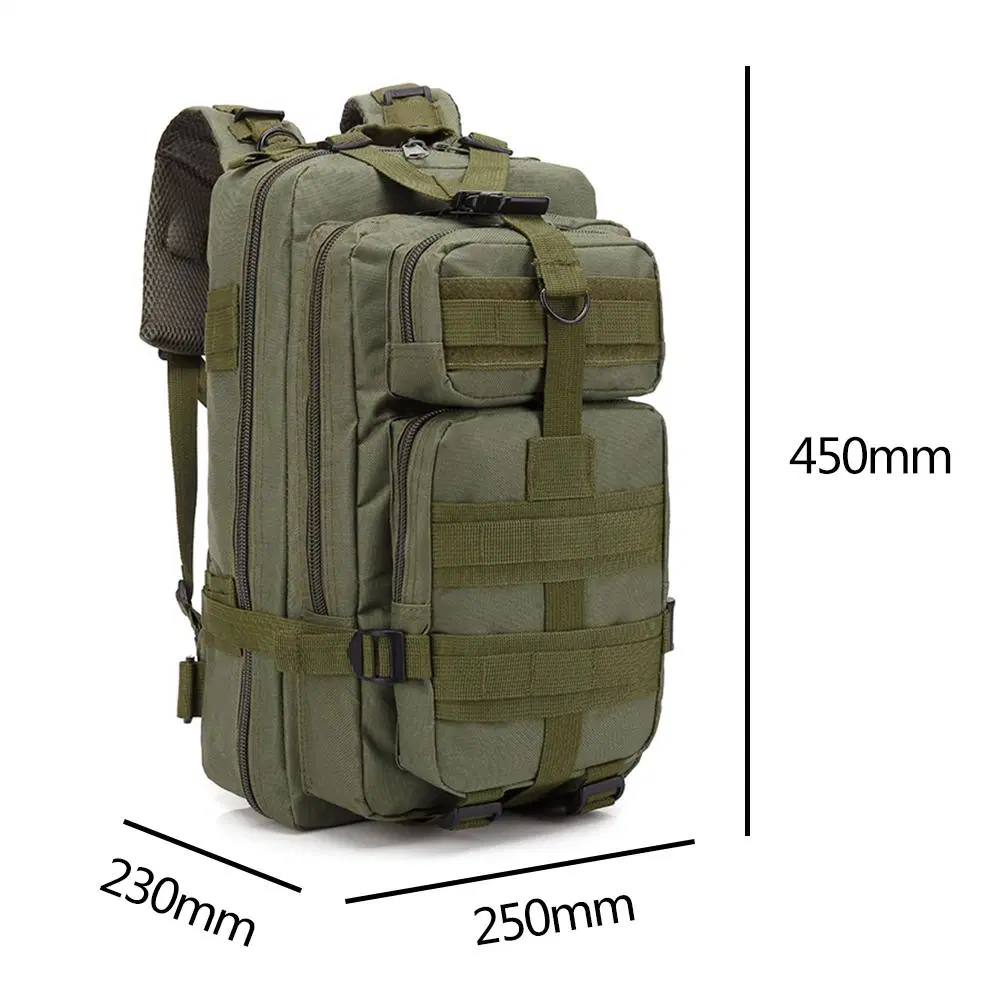 Durable Outdoor Bags Wear-Resistant Camping 3D Backpacks Outdoor Large Storage Knapsack 30L Climbing Travel Rucksack