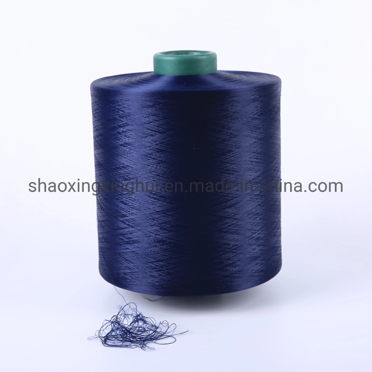 Polyester Cationic Melange DTY Yarn; Polyester DTY; Cationic Dye Polyester Yarn CD+SD 75D/72f 100d/144f 150d/144f for Knitting