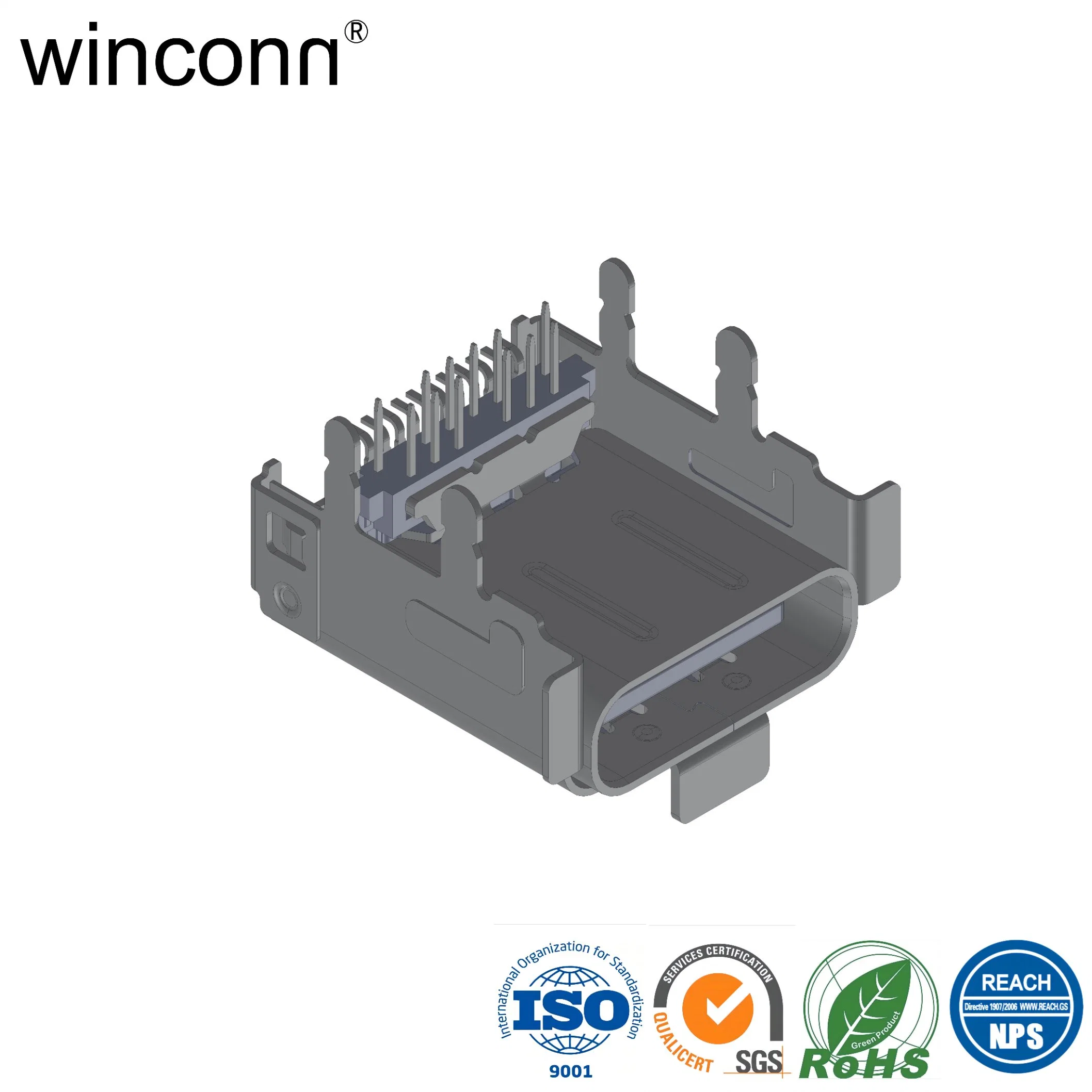 USB Type C 3.1 SMT CH=3.40mm Connector USB Socket USB Terminal