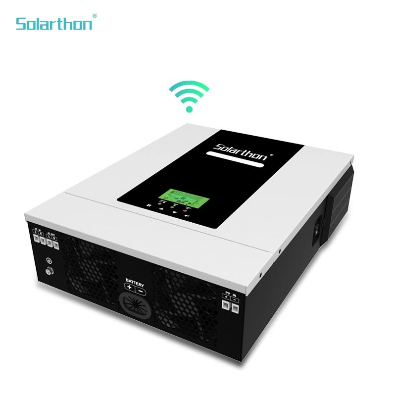 Инвертор Solarthon Hybrid Solar Power Inverter 1.6kw 3kw 3.5kw 5,5 квт включен Система для хранения энергии в домашних условиях Чистая синусоида объединена с системой для хранения энергии в домашних условиях С сертификатом CE RoHS