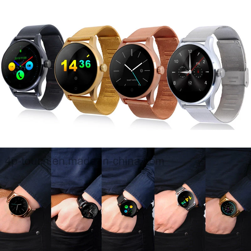 Android Ios económica Bluetooth móvil Reloj inteligente como regalo de cumpleaños con el sueño de Fitness Monitor de Ritmo Cardíaco K88H