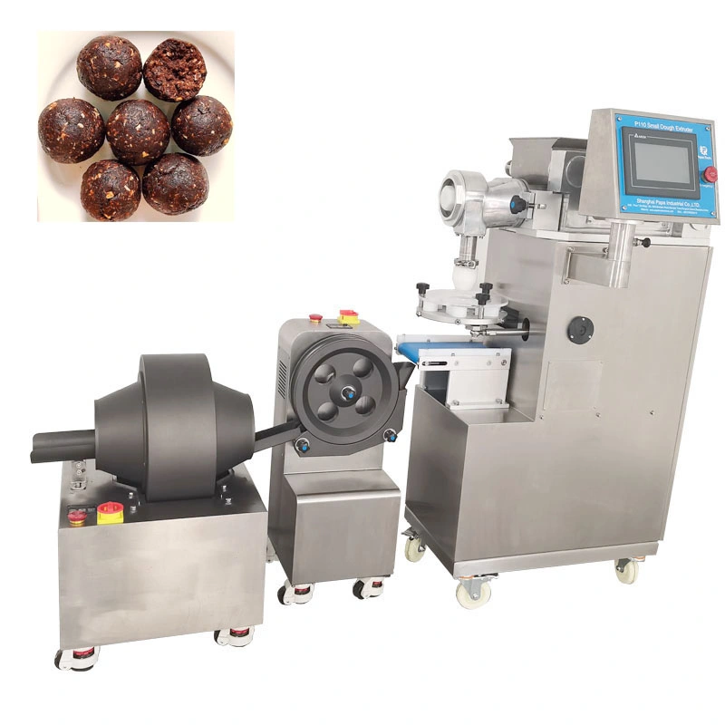 Máquina de la bola de la energía de la fabricación de la bola de la proteína de la máquina de la bola de la felicidad Máquina Brownie Bolas pequeño Extruir masa Mezclador de alimentos máquina Bar Extruder Protein Bar Maker