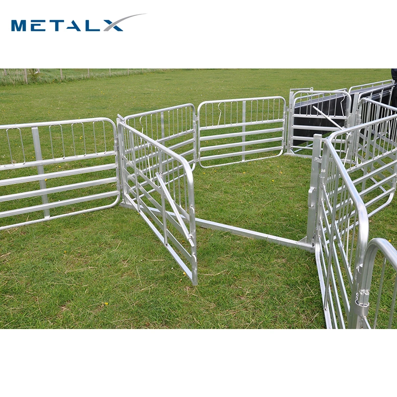 Tubería galvanizada Ganadería flexible Metal barato Australia usó ovejas Yardas Horse Cattle Fence Panels