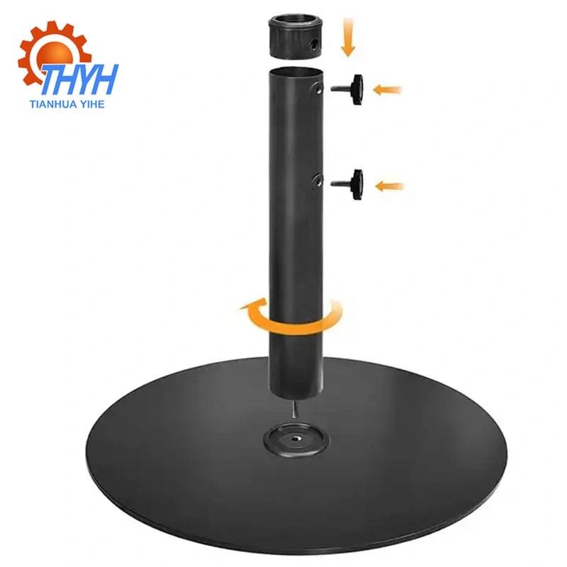 Factory Direct Outdoor Square Beach Plastic Water Filled Market Cantilever Hanging Patio Umbrella Stand Outdoor Umbrella Base