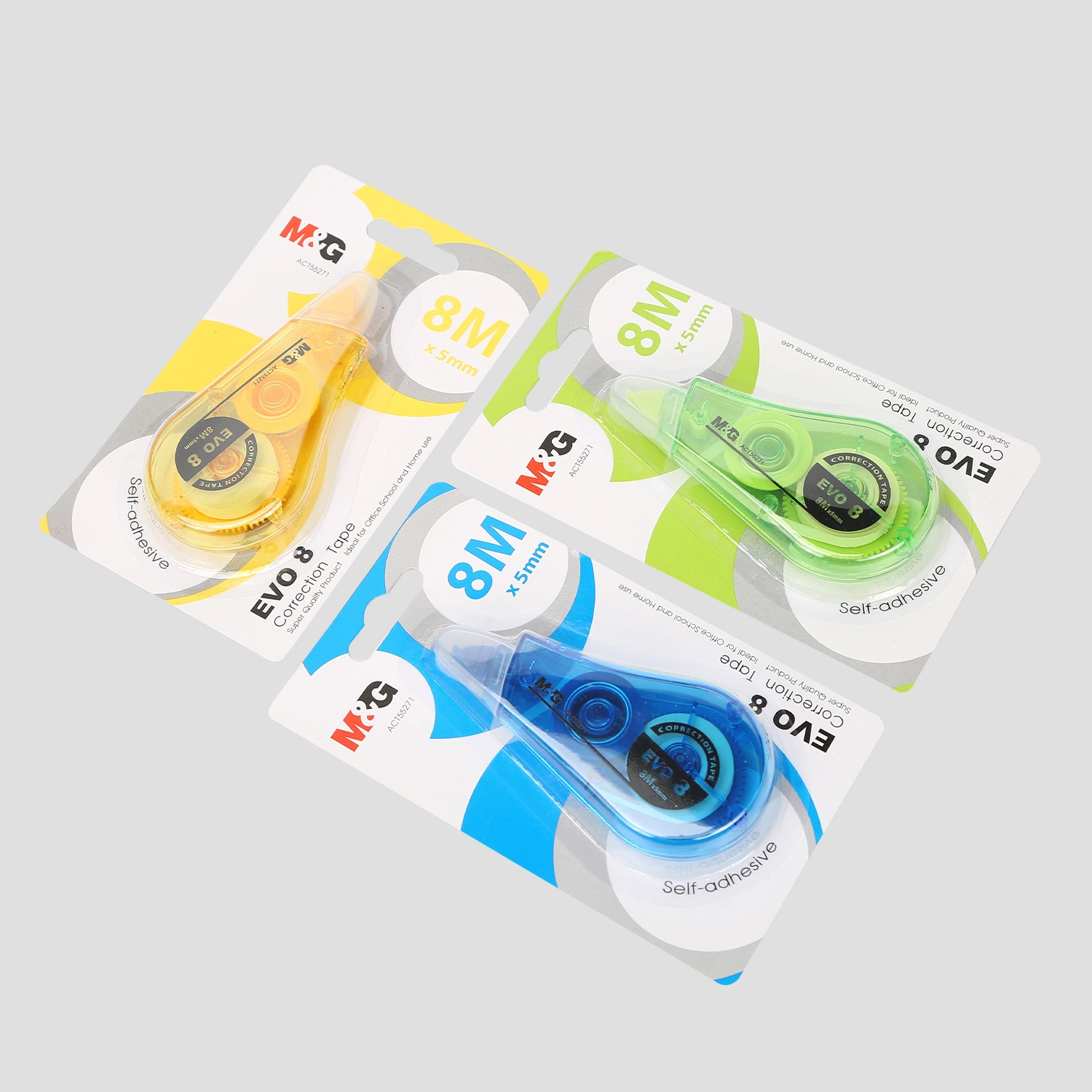 M&G Office Stationery Tear Proof Film Resists Breaking 8m*5mm "Evo" Correction Tape