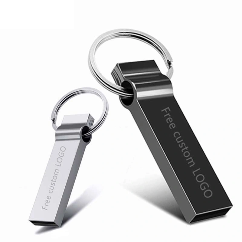 Metal-chave Pen Drive USB com o logotipo a Laser personalizada de armazenamento USB