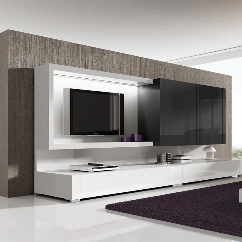 Großhandel/Lieferant billig Hochglanz Luxus-TV steht für Wohnzimmer Möbel