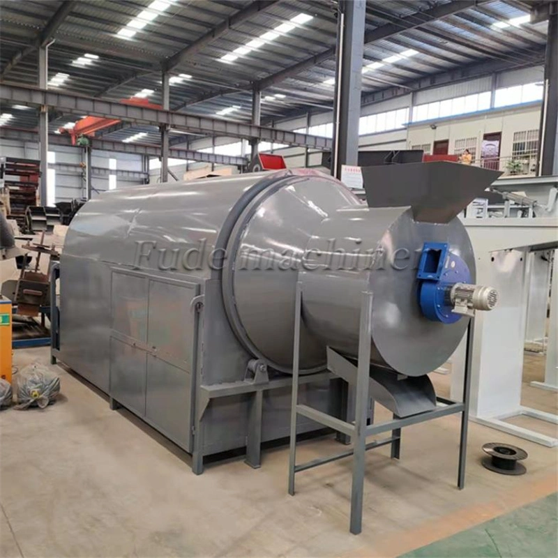 Fully Automatic Electric Heating Peanut Corn Sawdust Industrial Rotary Drum Dryer