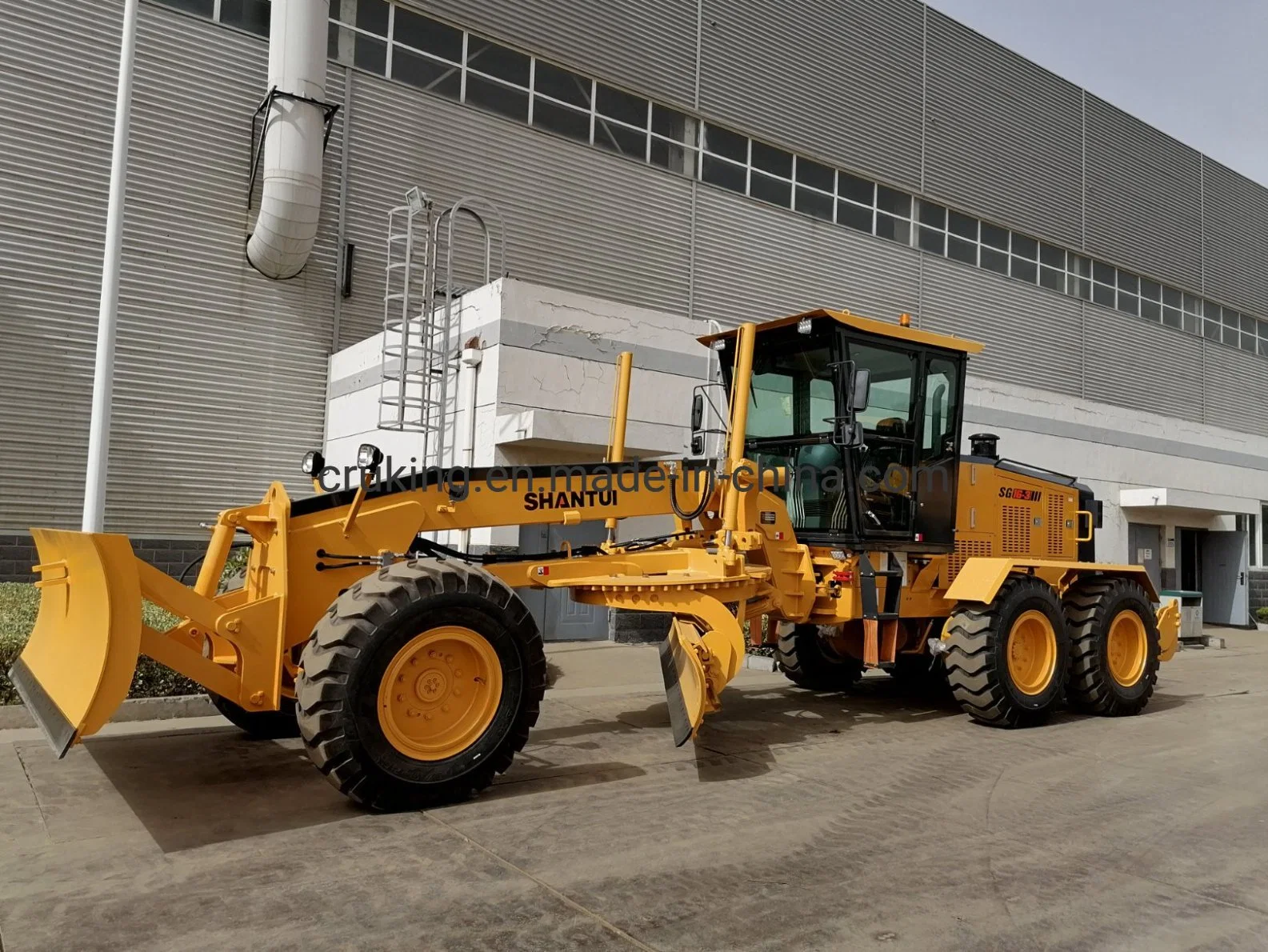 Shantui Motor Grader Sg16 with 129kw and 3.66m Width Blade for Sale