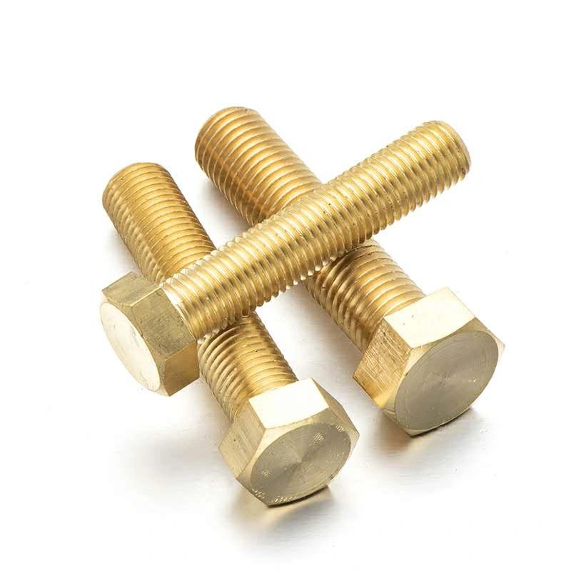 Manufacturer for Brass Bolt Brass Nut Screw DIN933 DIN931 DIN934