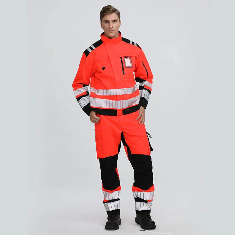 Safety Welding Suits Oil and Gas Mechanic Workwear Flame Retardant Clothing