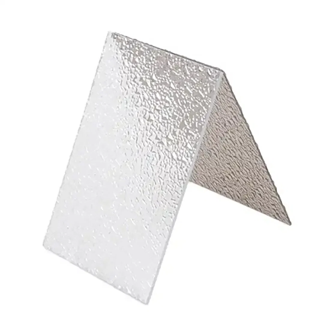 Diamond Embossed Polycarbonate Plastic Sheet, Multi-Color Selection Frosted Cloud Transparent Plastic