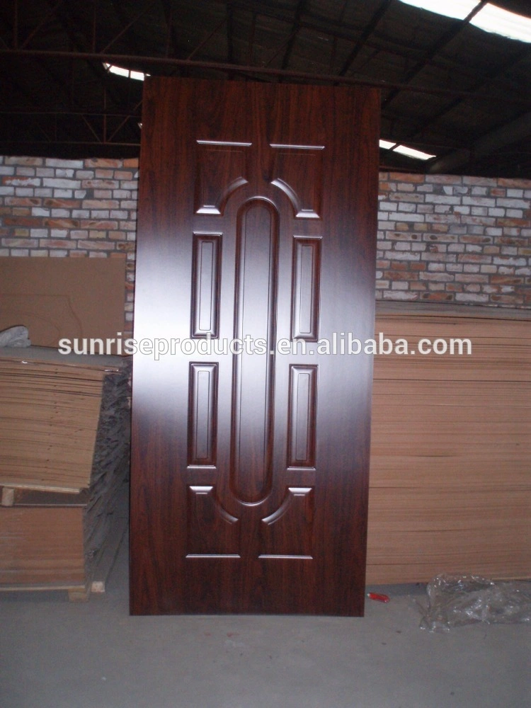 HDF Plywood Moulded Veneer Melamine Door Skin