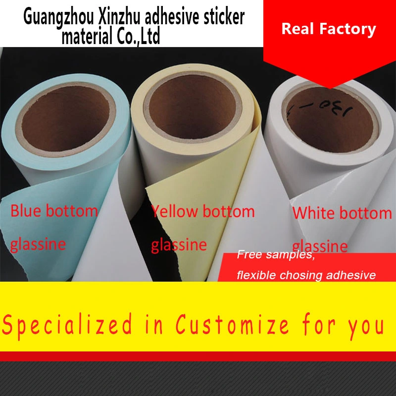 Xinzhu Factory Wholesale/Supplier Customized Packaging Self Adhesive Food Packing Beverage Label Sticker Paper Jumbo Roll