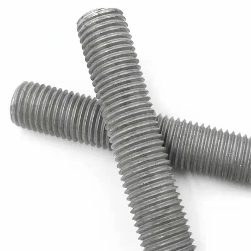 Threaded Round Bar Stainless Steel Threaded Rod HDG Thread Threaded Rod with 2 Meters