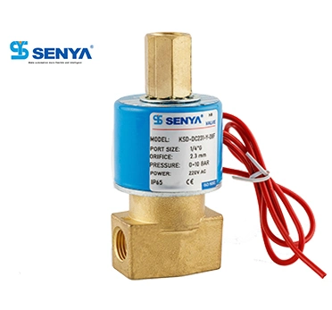 Ningbo Senya Pneumatic marca líder de la serie Ksd la aplicación de control de flujo electromagnético de agua caliente de Venta de nivel superior de la válvula 2/2 formas de acción directa de la válvula de solenoide