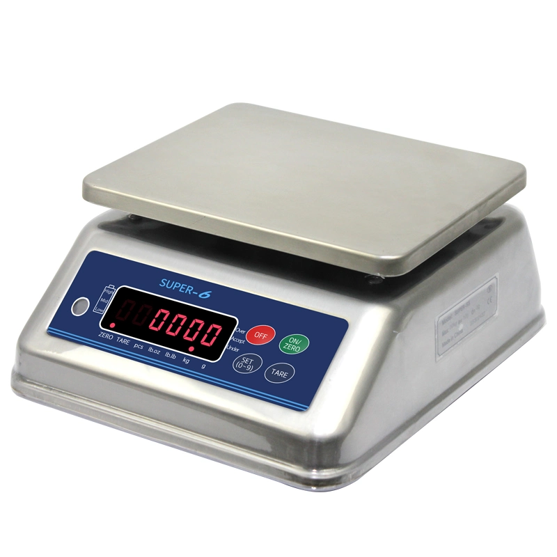 Dual Display Stainless Steel Electronic Weighing Scale Waterproof