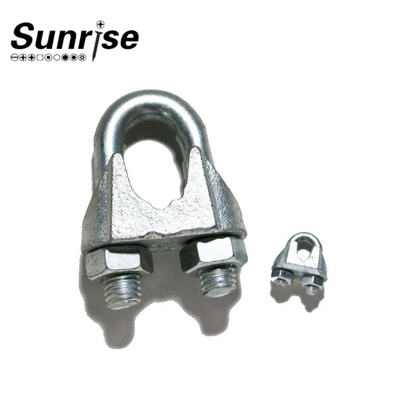 Wire Clip Galvanized Malleable Rigging Hardware Steel Wire Rope Clips