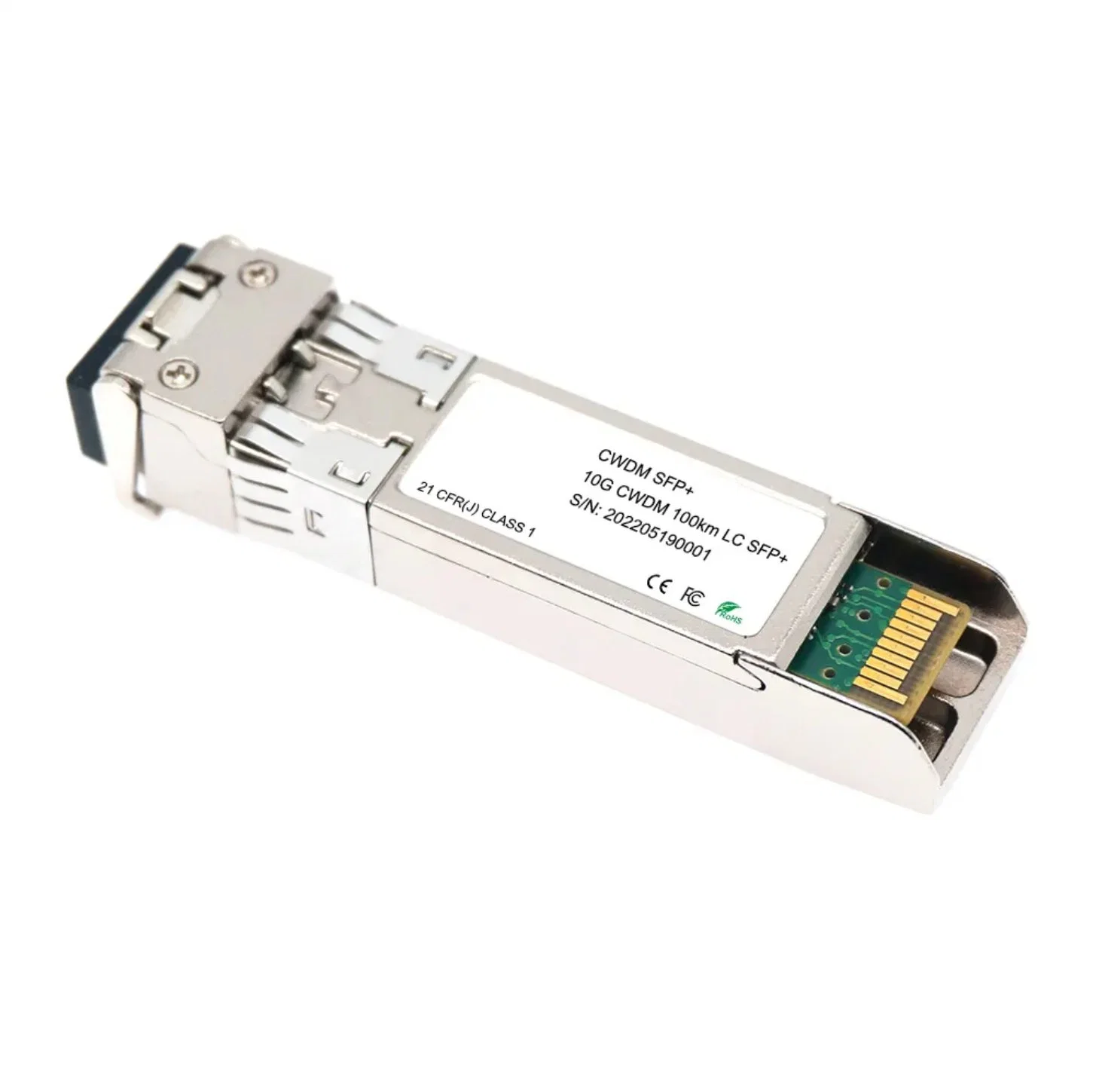 10g CWDM 1470нм-1610нм SFP+ 80км промышленных Dom Дуплекс LC SMF Модуль оптического приемопередатчика