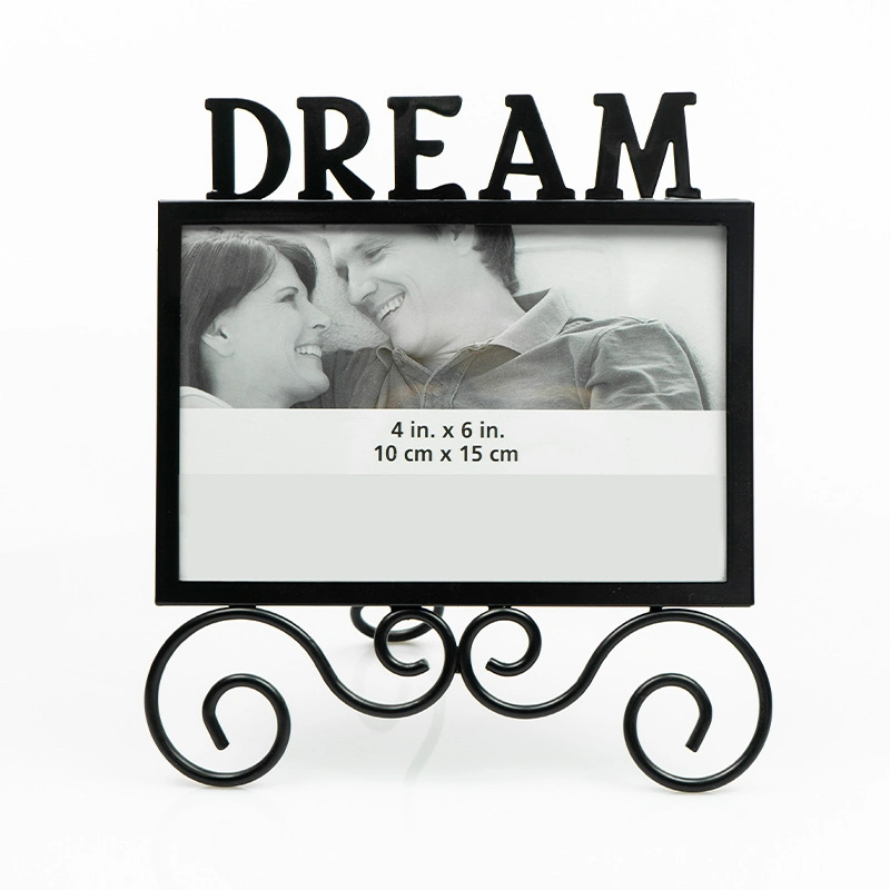 Design Sense Picture Frame Set Iron Wall Picture Frame High Grade Metal Horizontal Picture Frame