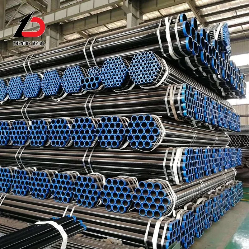 Good Quality ASTM A106 / API 5L Sch 40 Sch 80 Sch120 Black Painted Steel Seamless Pipe Carbon Steel Pipeline Price