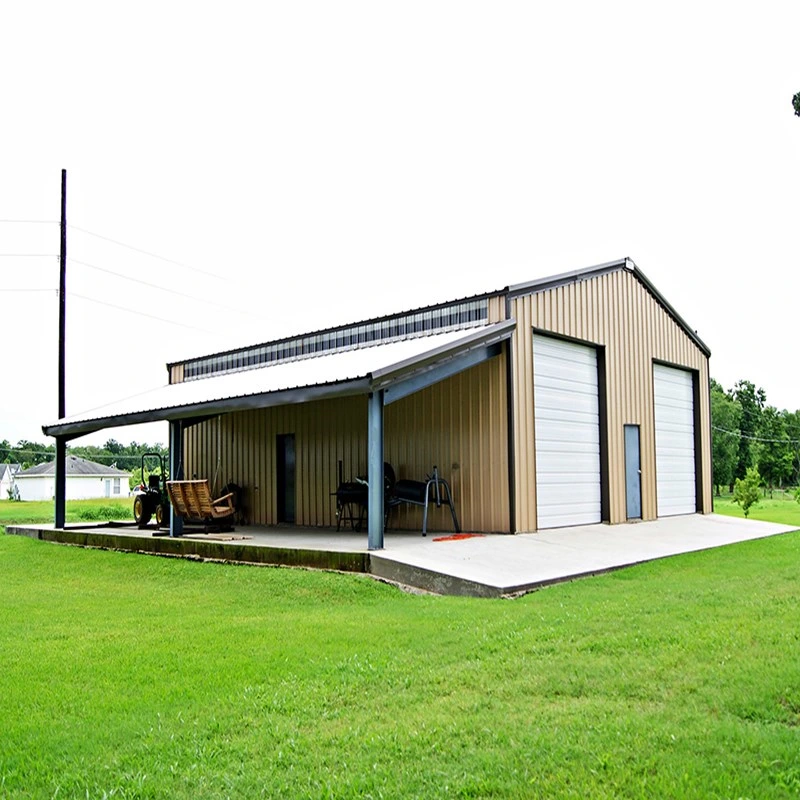 Pré-fabricadas em aço estrutural Depósito Construção Galpão de oficina de construção metálica com marcação SGS