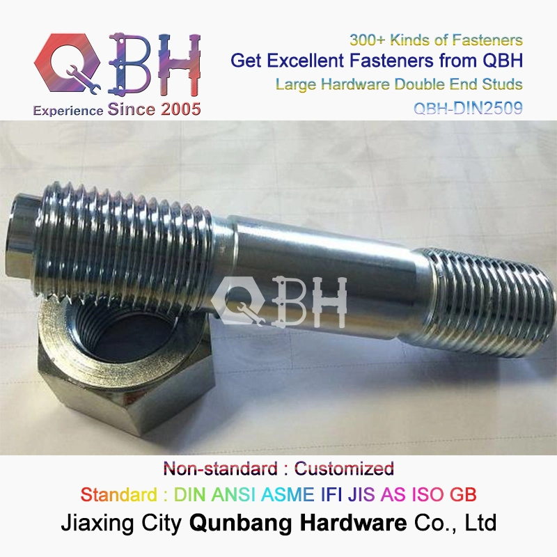 Qbh DIN 934 Carbon Stainless Steel Hex Hexagonal Hexagon Nut Inconel/Zinc/Black/H. D. G Plated Connecting Rod Conrod Nut