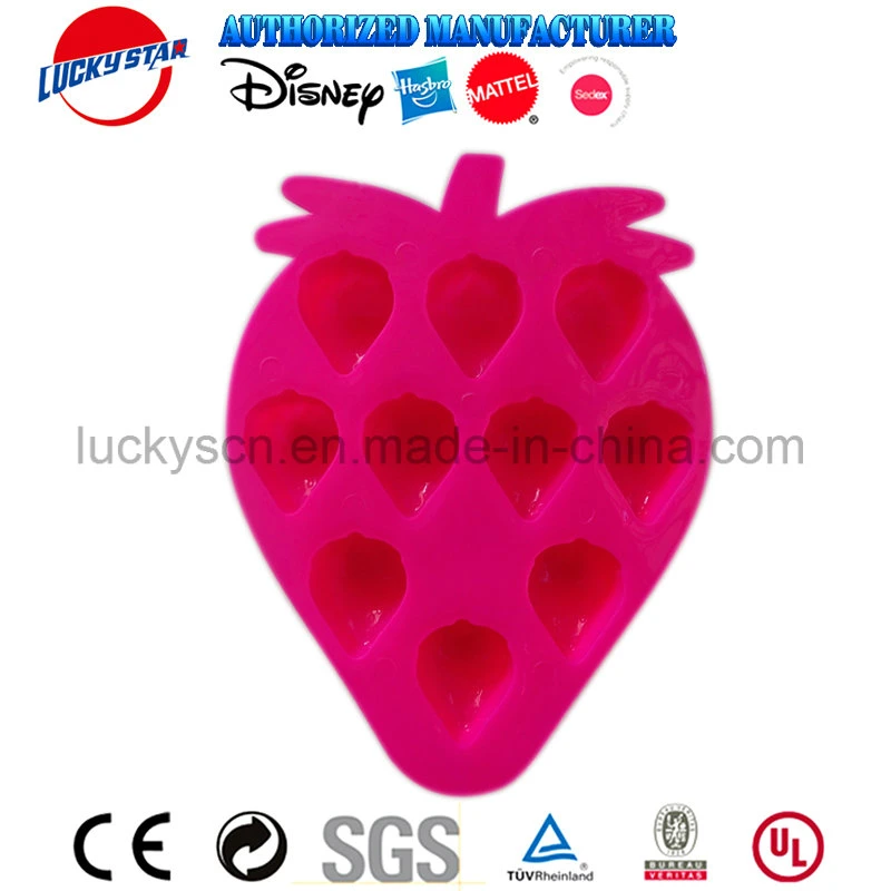 Strawberry Ice Cube Mould Plastic Fruit Toy for Covermount