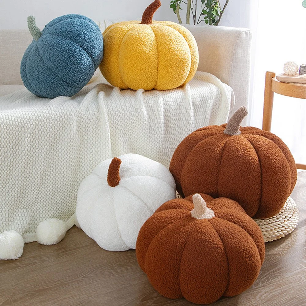 Creative Colorful Pumpkin Plush Pillow Christmas Pumpkin Pillow