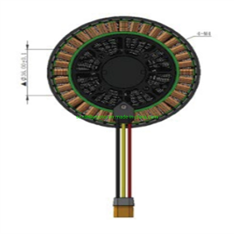 OEM Service Ua-M8-100kv Motor Permanent Magnet Synchronous Motor Family with External Rotor for Multiple-Rotor Uav/Vtol Application