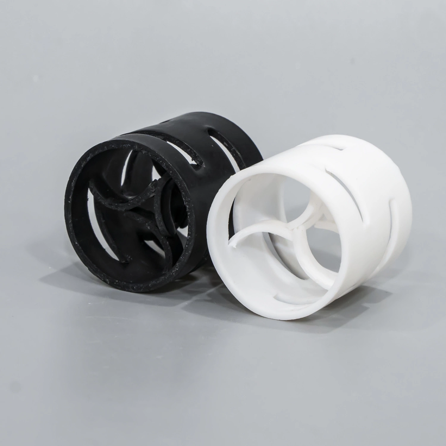 76mm PTFE Plastic Tower Packing Pall Ring