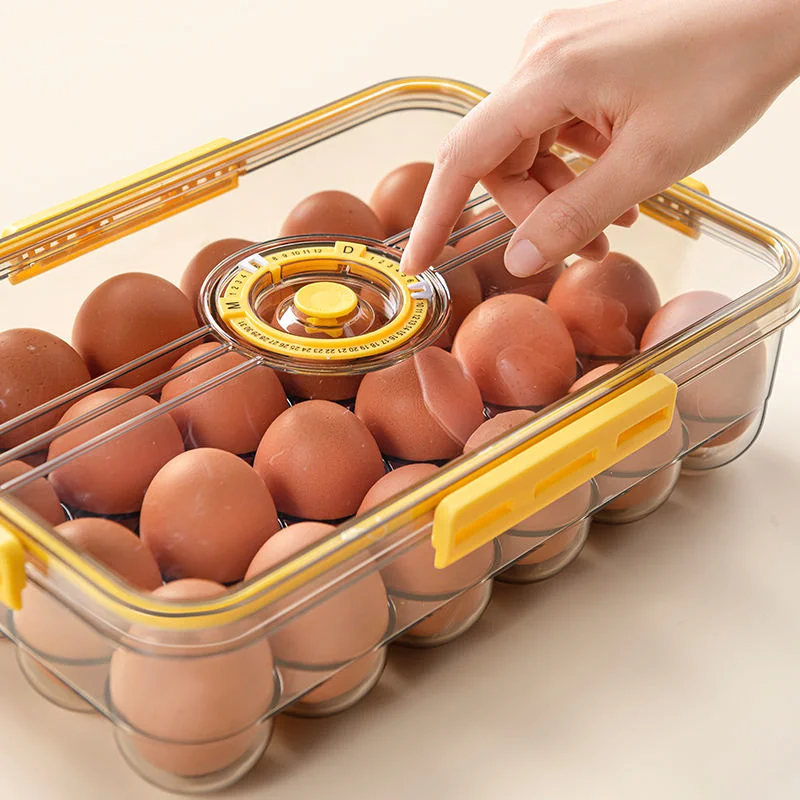 Transparent Clear Refrigerator Egg Storage Box