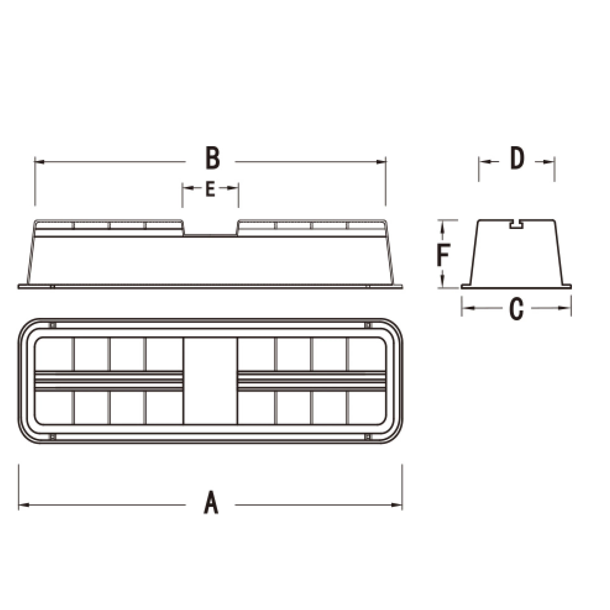 Factory Price Outdoor Unit of Air Conditioner PVC Floor Support for Air Conditioning Base in Plastic