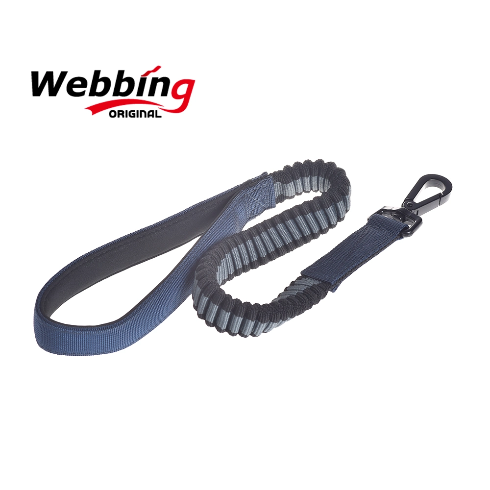 Original Webbing Heavy Duty Shock Absorbing Pet Leash Elastic Bungee No Pull Tactical Dog Leash Dog Lead