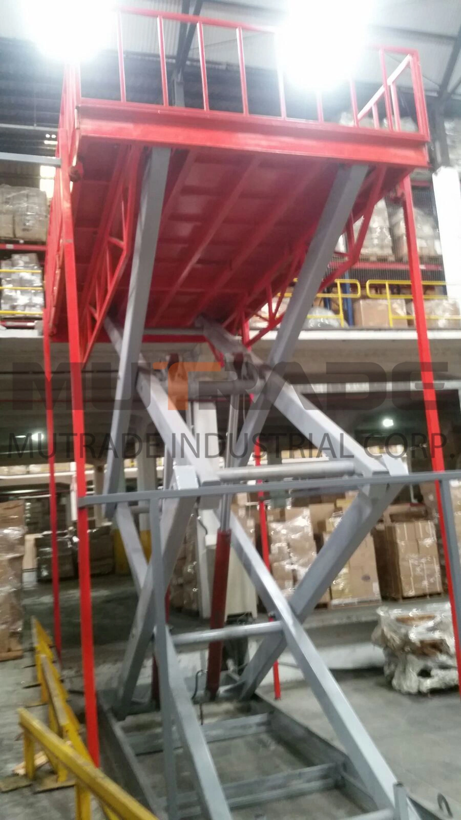 Hydraulic Underground Scissor Lift Car Elevator Parking Elevator