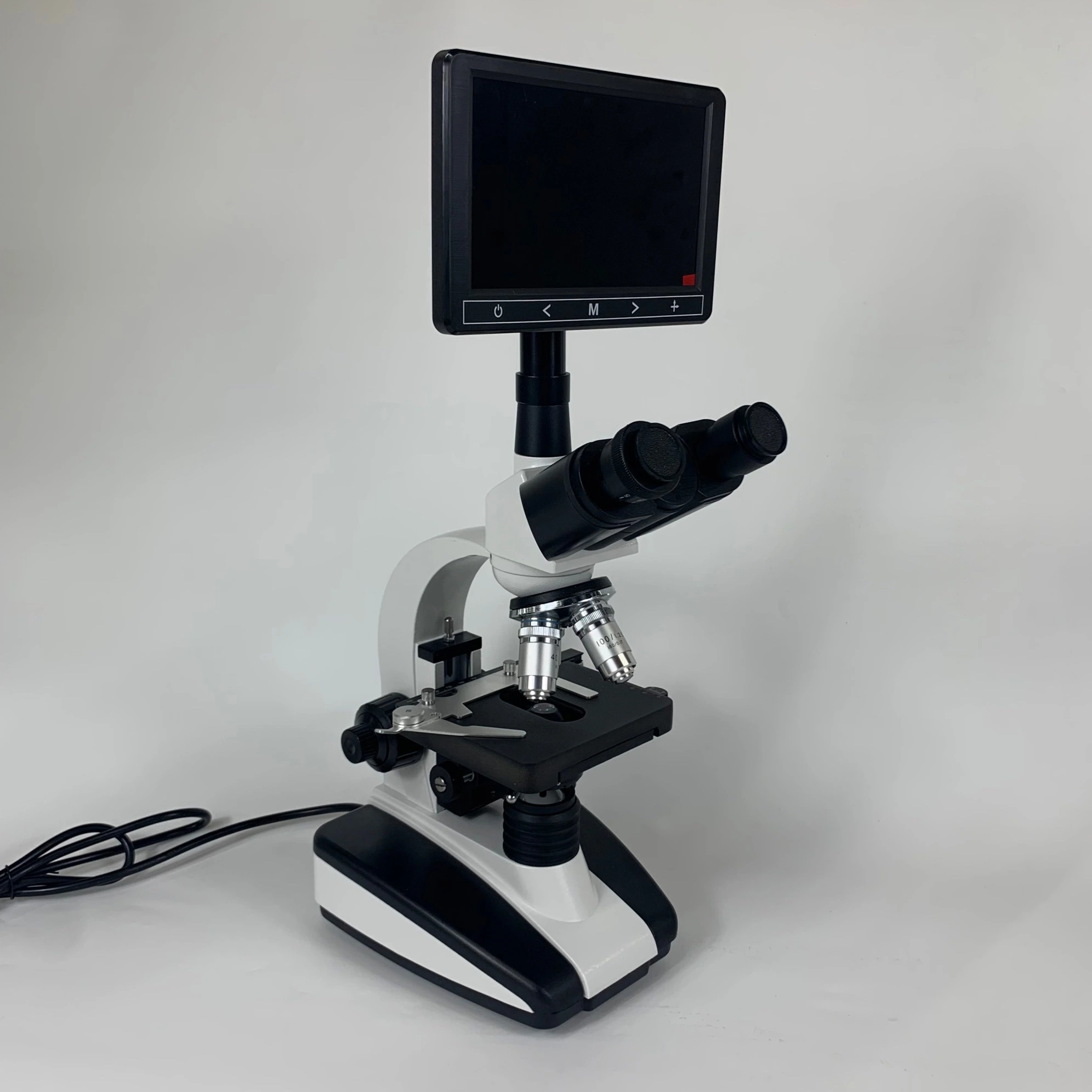 Trinocular Head Microscope with Screen Xsp-136sm Manufacturer in Ningbo, China