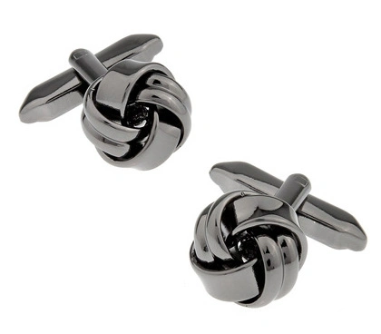 Brand High quality/High cost performance  Stainless Steel Twist Shape Cufflinks