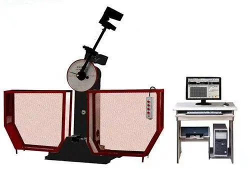 500J 250J Ordinateur pendule impact Charpy Testeur d'affichage pour le métal Test en matériau plastique